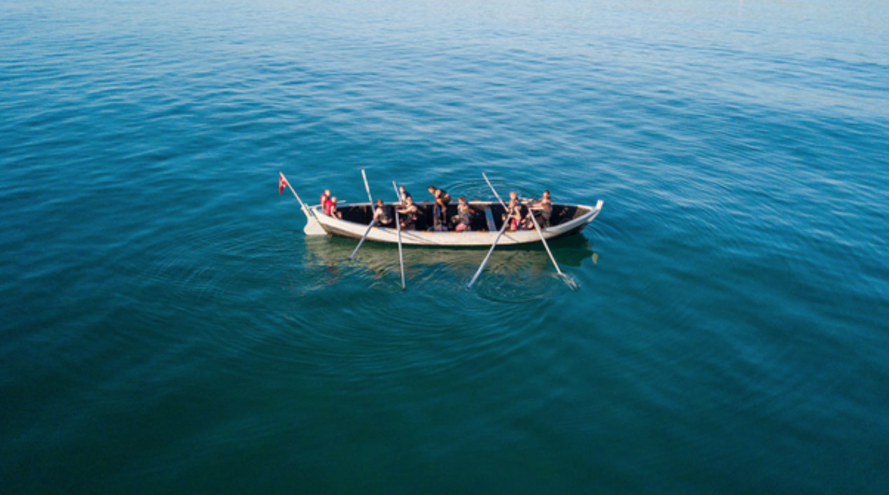 Fladbåden i Tornby søsættes
