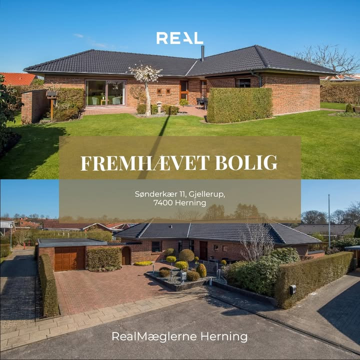 RealMæglerne Herning fremhæver bolig til salg i Gjellerup