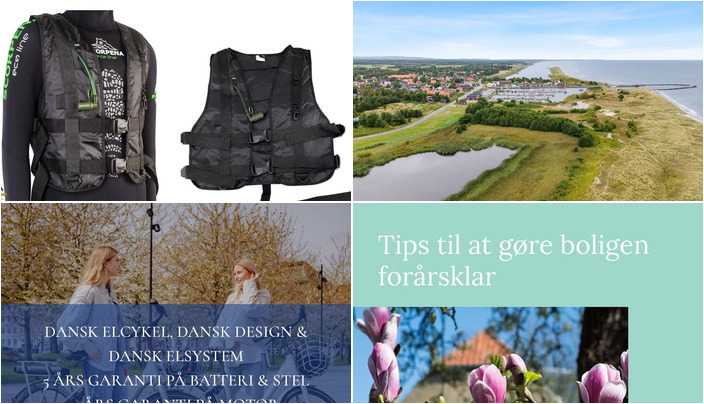 Nyt fra Mæglerhuset, Fri BikeShop Nørresundby, CARLSENS DYKKERCENTER A/S og 1 anden