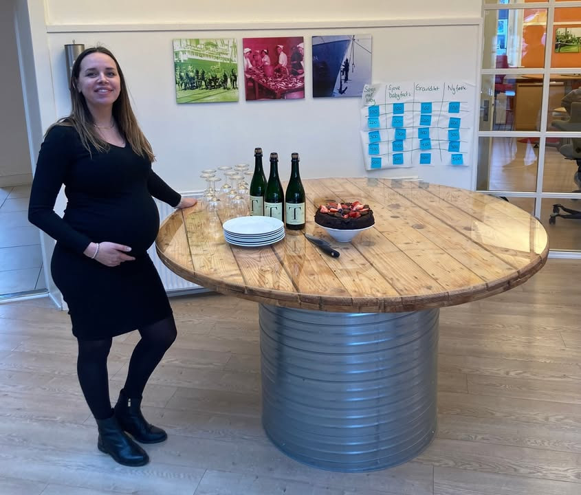 ArbejdsMiljøEksperten sender Camilla Schriver på barsel med festlig fejring