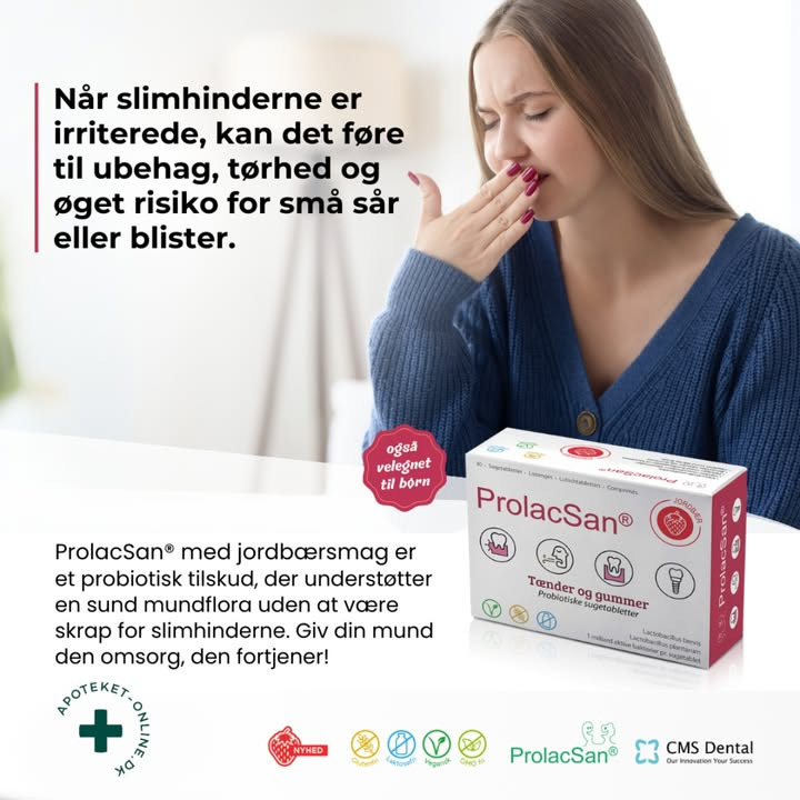 Herning Løve Apotek anbefaler probiotiske tilskud til mundpleje