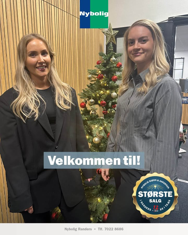 Nybolig Bjørn & Ankersen byder velkommen til nye medarbejdere Camilla og Louise