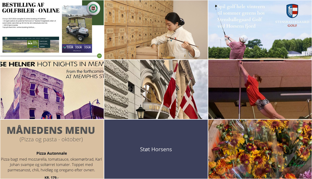 Nyt fra Frændes Madværk, Pole Fitness Vejle, StensballeGaard Golfklub og 5 andre