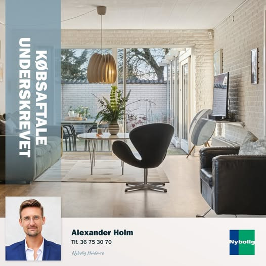 Nybolig Hvidovre - Alexander Holm ApS underskriver købsaftale på Priamos Alle 5 i Hvidovre