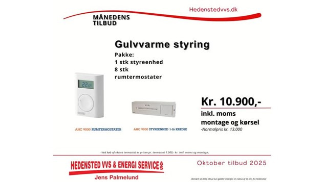 Hedensted VVS Service gør gulvvarmestyring nemt og smart