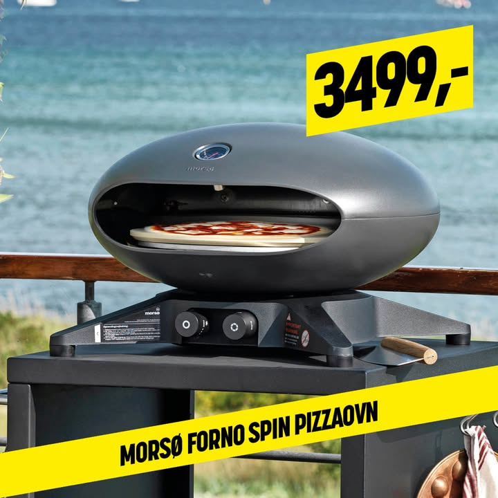 Oplev den nye Morsø Forno Spin pizzaovn hos XL Byg Tømmergaarden Hals