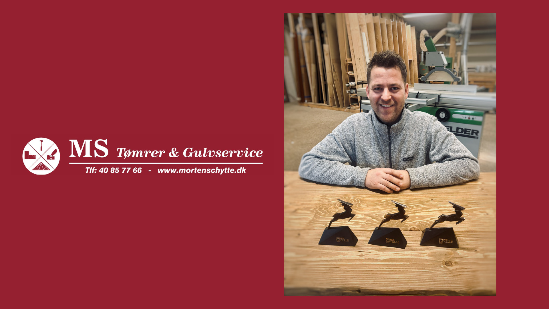 MS Tømrer & Gulvservice tager imod deres tredje Gazelle – og sætter et strategisk punktum