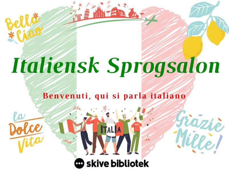 Italiensk sprogsalon inviterer til sprogtræning på Skive Bibliotek