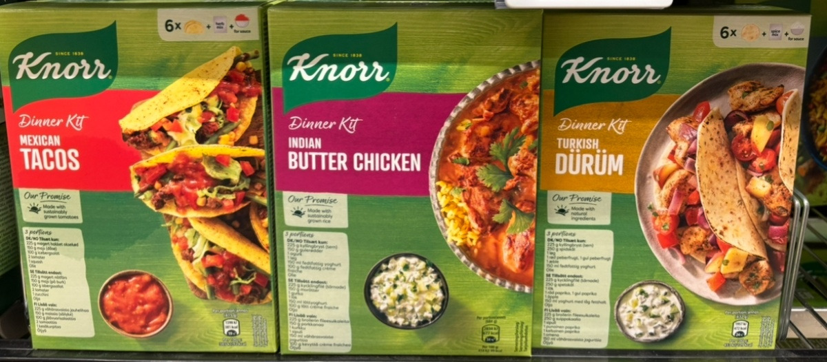 Meny Hobro tilbyder knorr retter til vanvittig lav pris