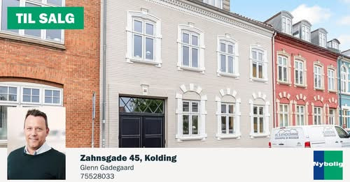 Herskabeligt byhus i Kolding: En unik boligoplevelse i Latinerkvarteret fra Nybolig Kolding