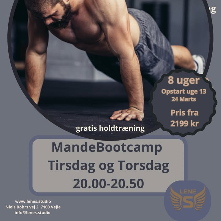 Mande bootcamp hos LeneS: Bliv stærkere i fællesskab