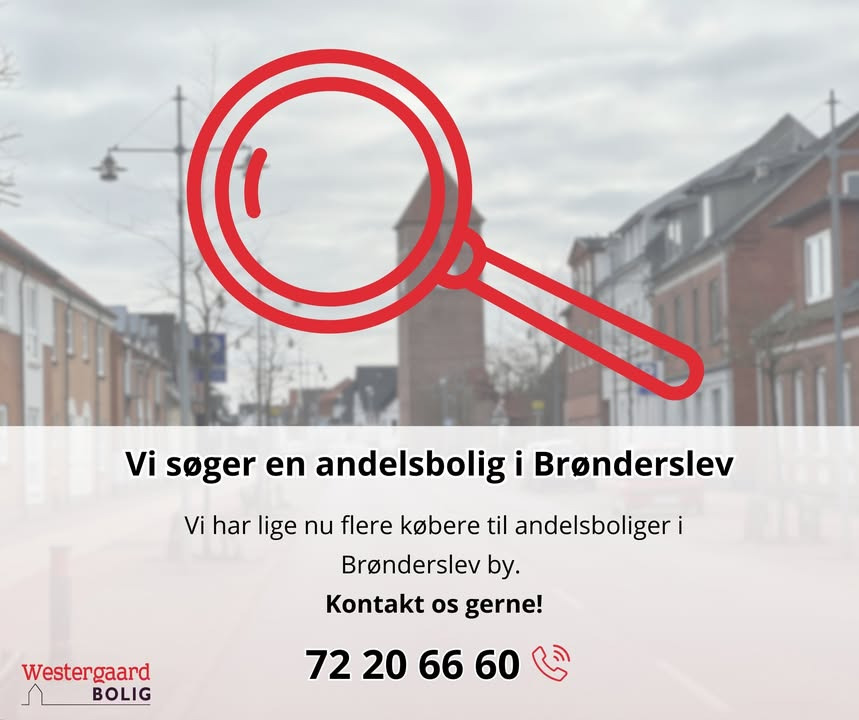 Westergaard Bolig søger sælgere af andelsboliger i høj kurs