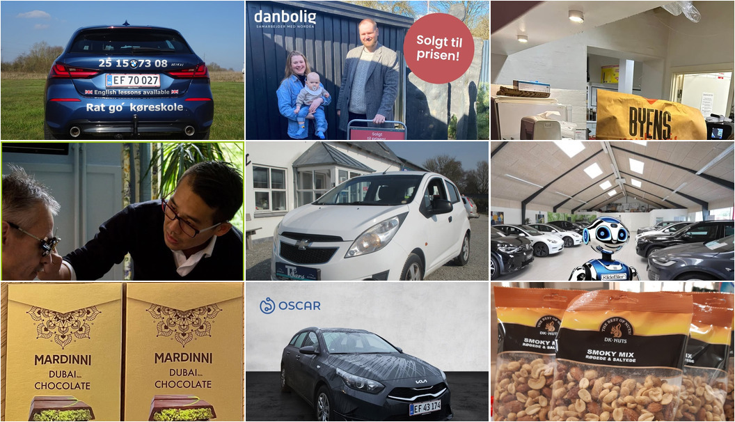 Nyt fra Min Købmand Øster Bjerregrav , Oscar Biludlejning, Nordbyens Køreskole v/ Bjarne M. Behrenthz og 14 andre