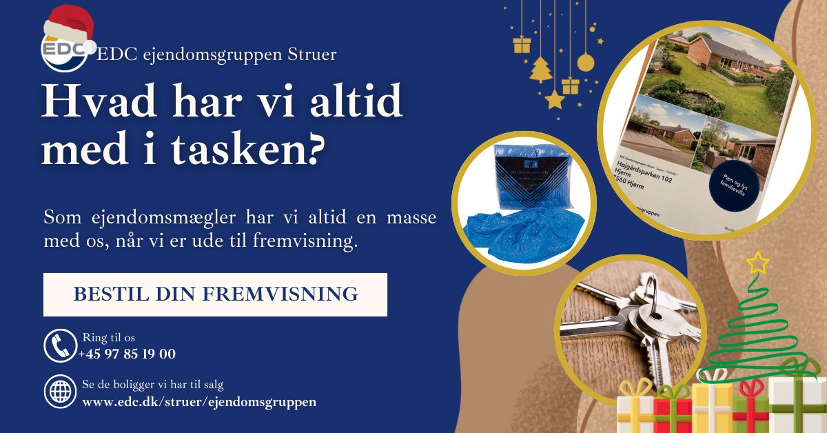 EDC Ejendomsgruppen Struer tilbyder fremvisninger af dit fremtidige hjem