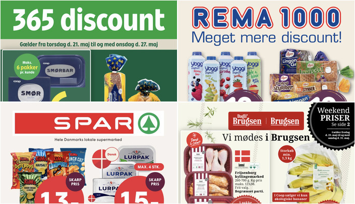Lokale tilbud: Coop smør til kun 6 kr. og Yoggi yoghurt til 10 kr.