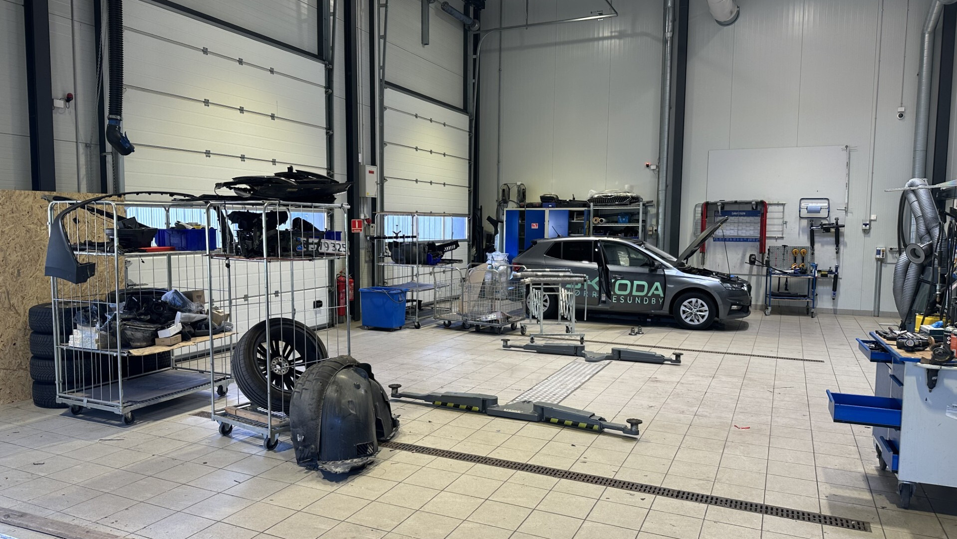 Skoda Nørresundby sikrer trygheden med specialiseret pladeværksted