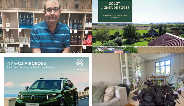 Nyt fra FREDERICIA VINHANDEL, HENRIK CHRISTENSEN Vejle, RealMæglerne Middelfart og 1 anden