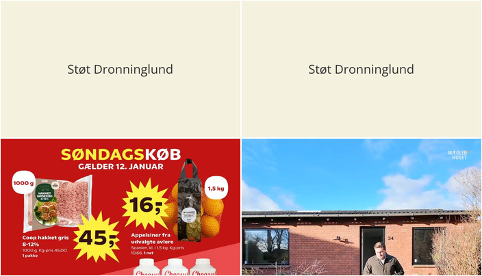 Nyt fra SUPERBRUGSEN DRONNINGLUND og Mæglerhuset