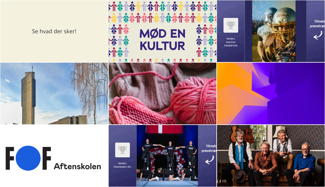 Oplev kulturelle møder, musikalske aftener og spændende sportsaktiviteter i Randers