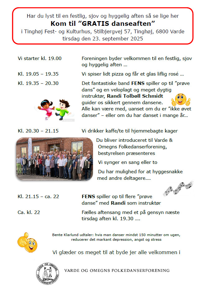Danseaften i Varde: Musik, bevægelse og fællesskab