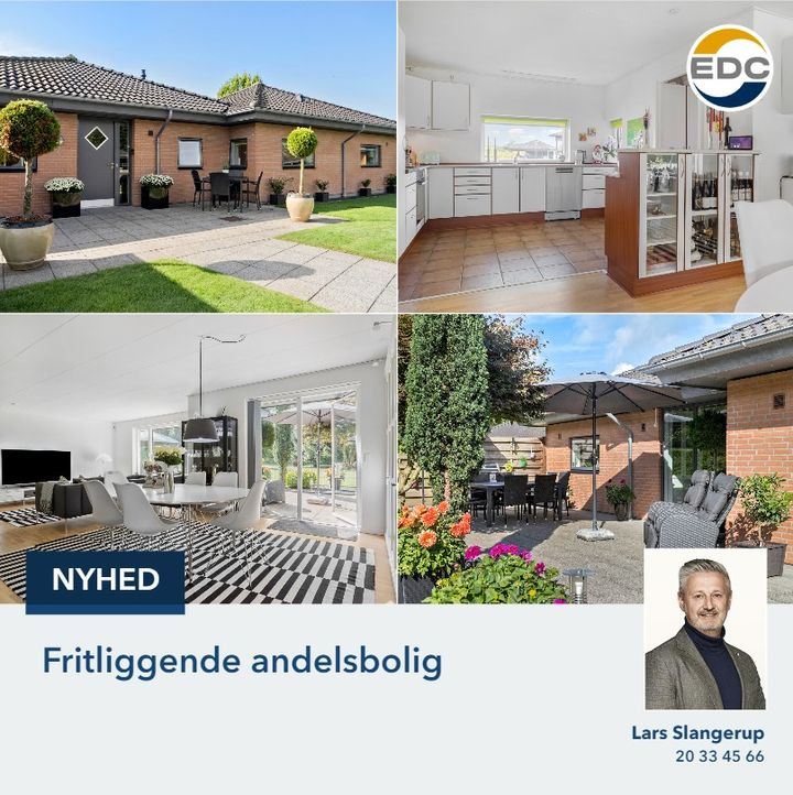 EDC Vejen tilbyder seniorvenlig bolig i Gesten med parklignende fællesområde