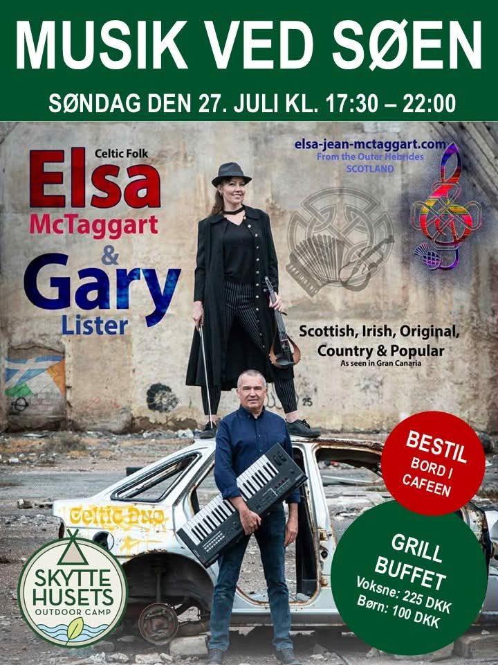 Skyttehusets Outdoor Camp præsenterer Elsa & Gary live i aften 