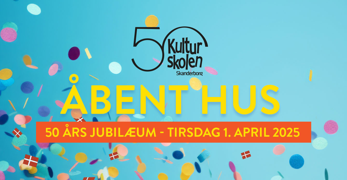 Kulturskolen Skanderborg fejrer 50-års jubilæum med åbent hus