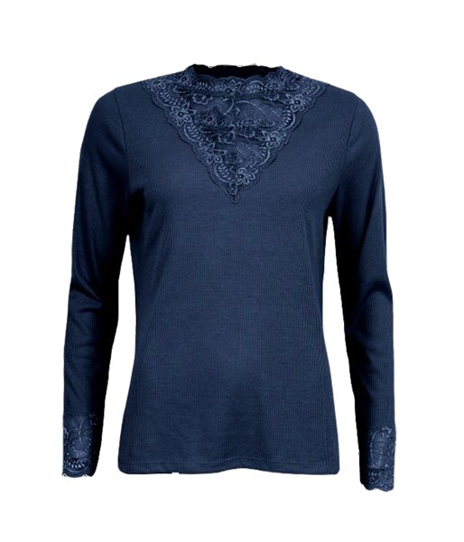 Weekendtilbud fra Klarissa & Nora: Langærmede blonde-t-shirts til 100 kr.