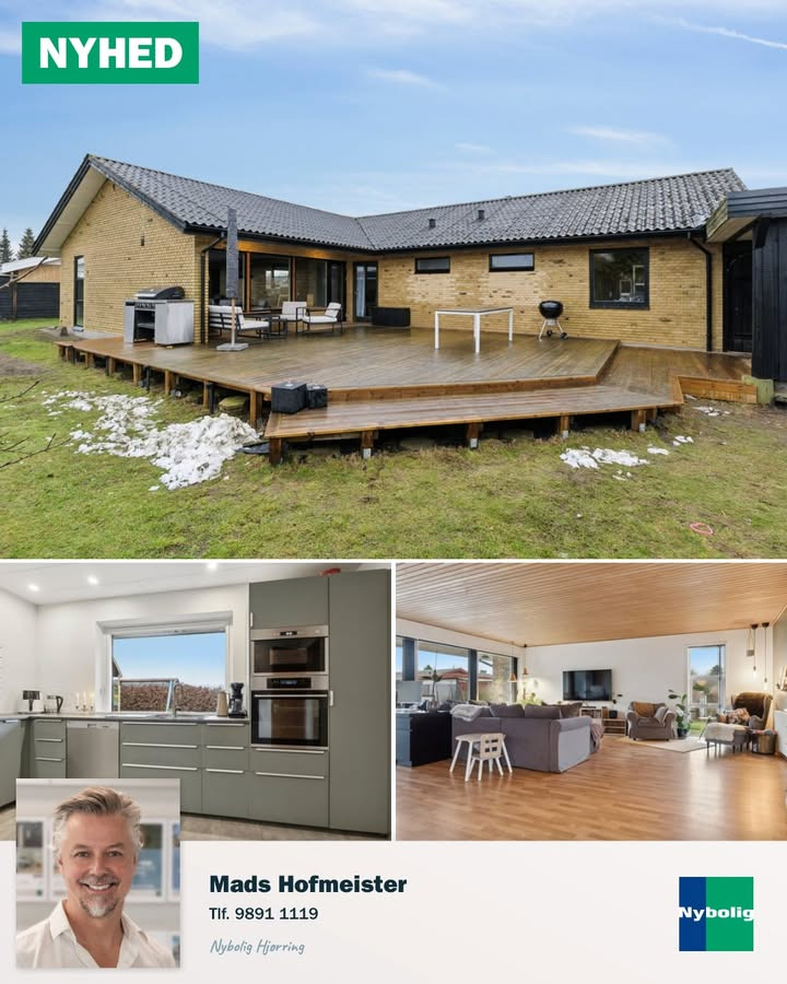 Nybolig Hjørring v/Morten Hove præsenterer etplansvilla på Anemonevej i Sindal