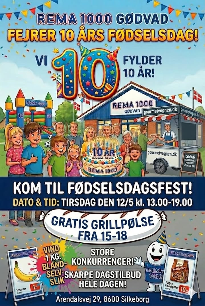 REMA 1000 Gødvad V/Peder Haarup har gode tilbud i morgen