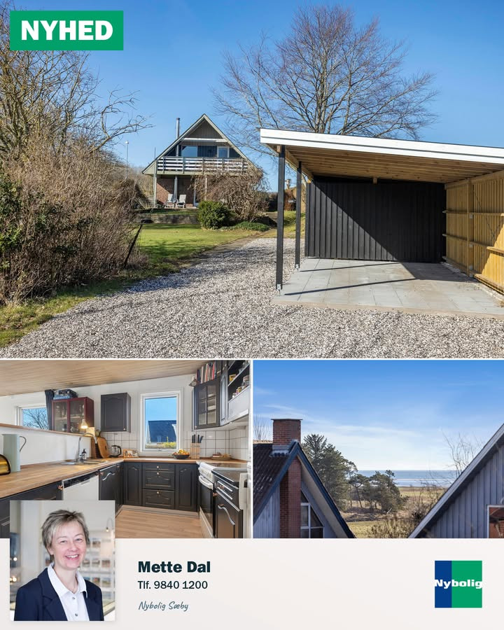 Nybolig Sæby A/S præsenterer villa med havudsigt i Voerså