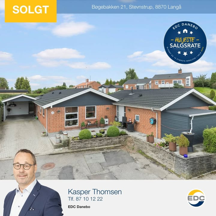 EDC DANEBO sælger Bøgebakken 21 i Langå og tilbyder gratis salgsvurdering