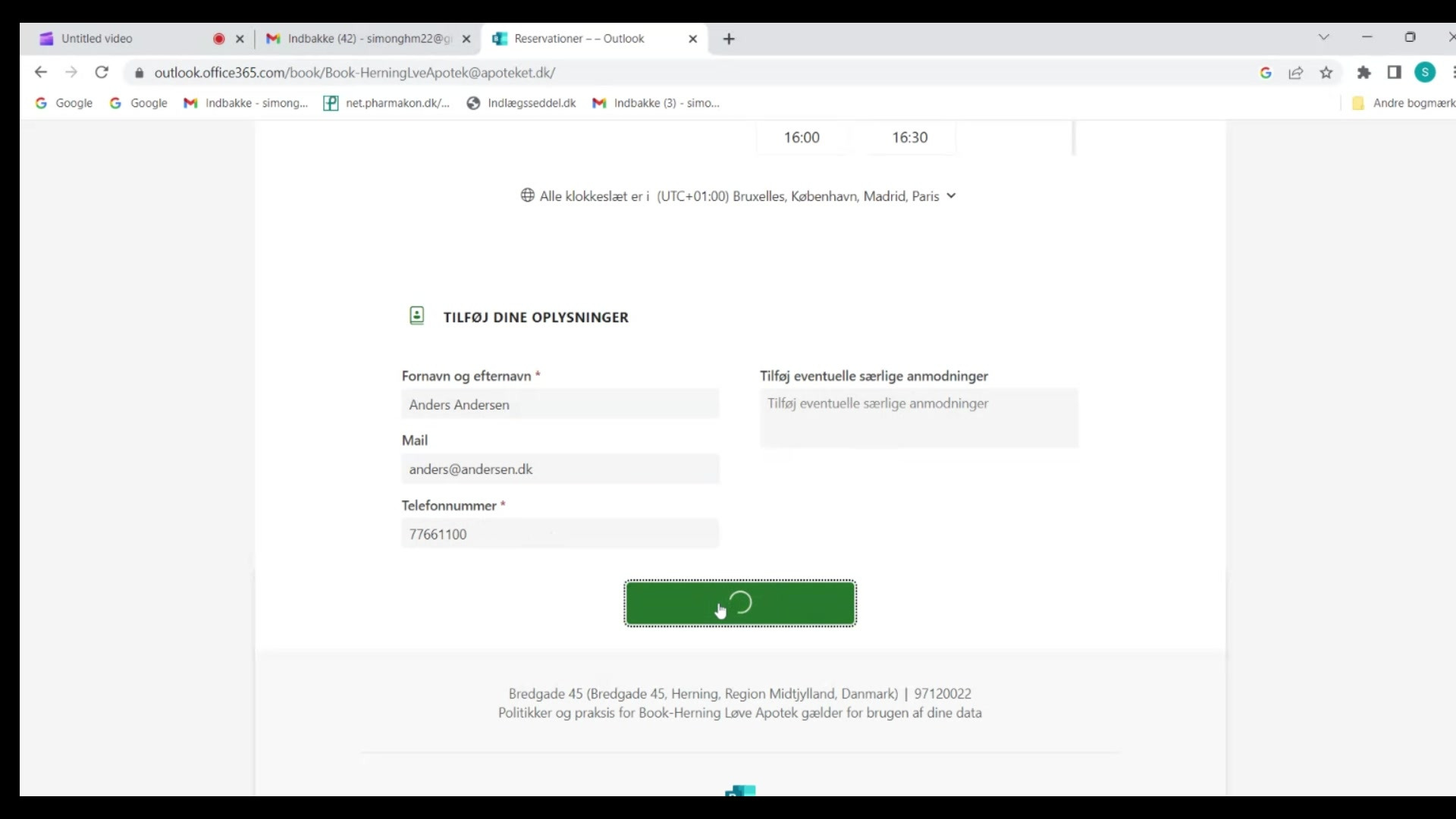 Videoguide fra Herning Løve Apotek: Sådan bestiller du tid til vaccination