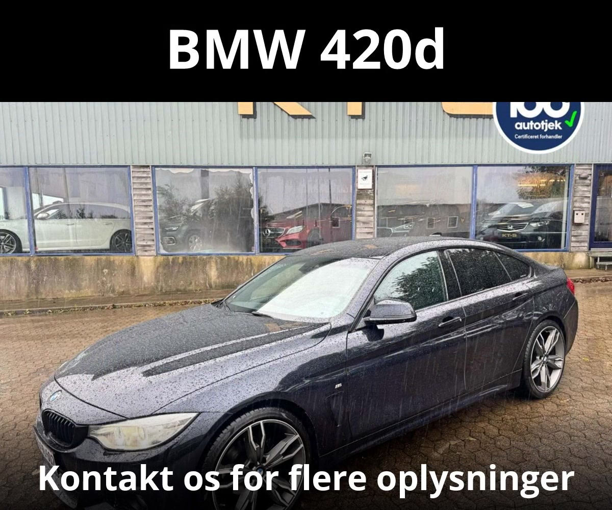 KT-S fremhæver komforten ved automatgear i ny BMW 420d til salg