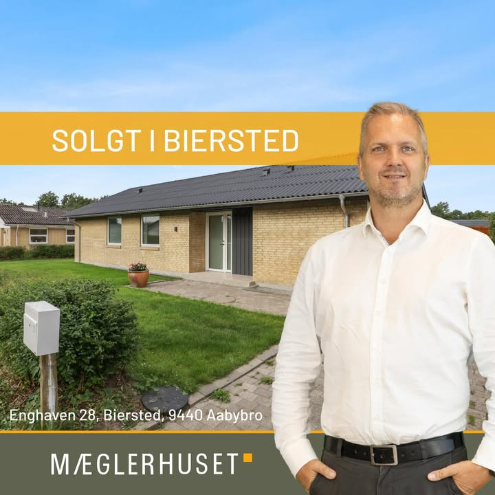Mæglerhuset har solgt huset på Enghaven 28 i Biersted