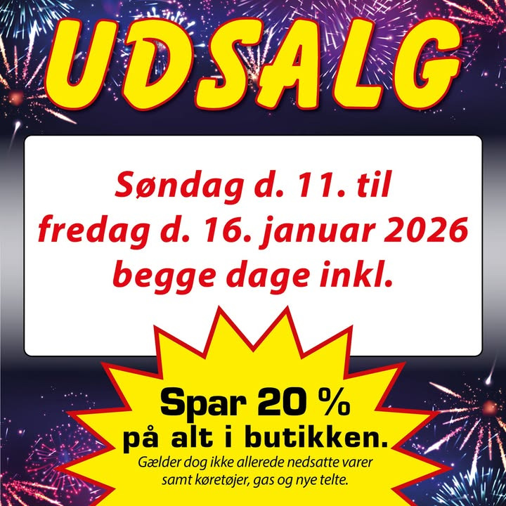 Møllegårdens Camping inviterer til vinterudsalg trods sne og kuldegrader