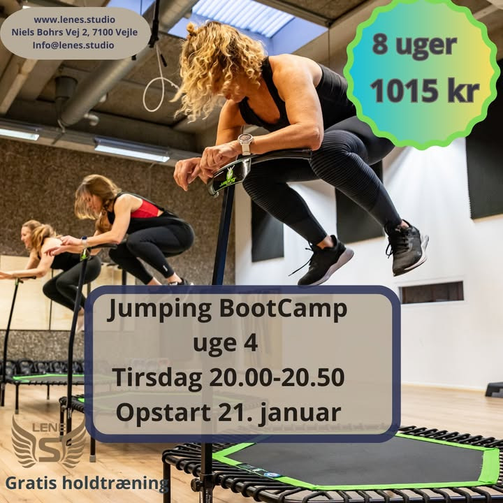 LeneS inviterer til energisk jumping bootcamp i Vejle fra 21. januar