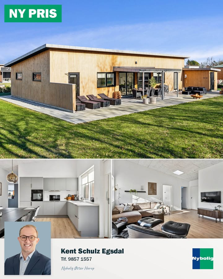 Nybolig Hadsund annoncerer ny pris på luksus fritidsbolig i Øster Hurup