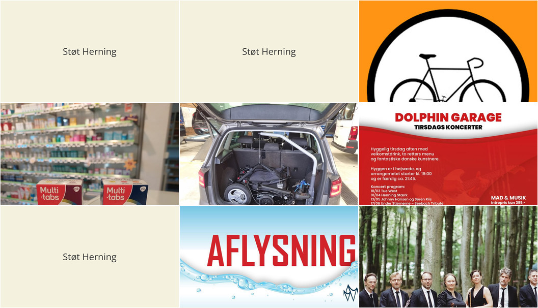 Nyt fra Herning Svømmehal, AutoFit A/S, FREDHØJ CYKLER V/CARSTEN ØVIG JENSEN og 3 andre