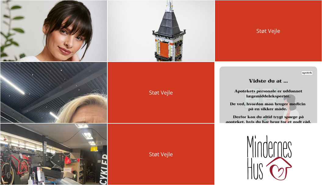 Nyt fra Frelsens Hærs Genbrugsbutik, BEGRAVELSESFORRETNINGEN VAHL & WETCHE, Top Clinic v/Else Møller Larsen og 3 andre