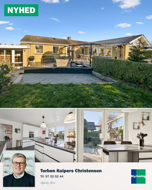 Nybolig Skive I/S præsenterer rummelig familievilla på Højlundsvej 105