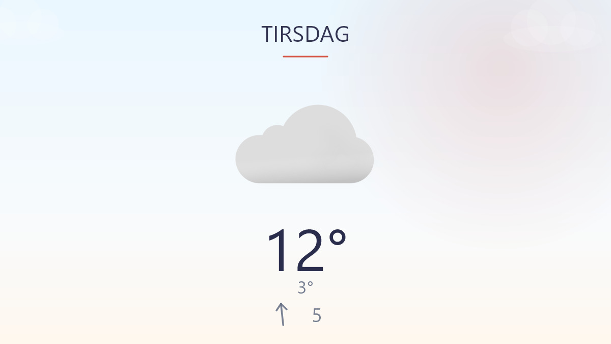 Kølig tirsdag med regn i luften