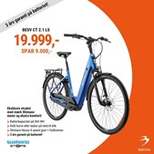 Sæby cykler præsenterer forårstilbud på CT 2.1 bycykel med stor besparelse