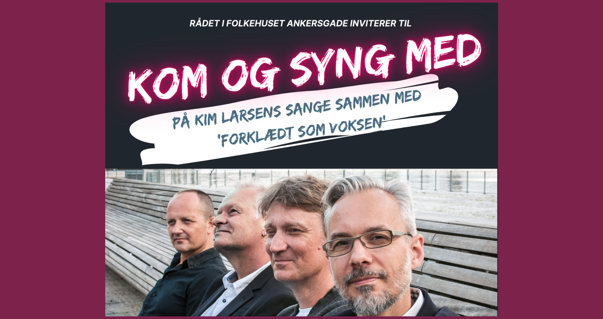Syng med på Kim Larsens sange i Folkehuset Ankersgade