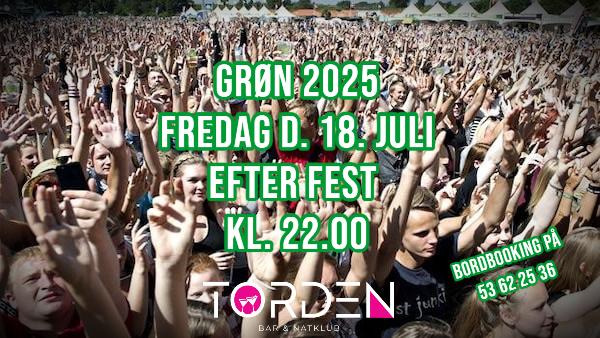 Afterparty-påværker til Grøn 2025 Kolding