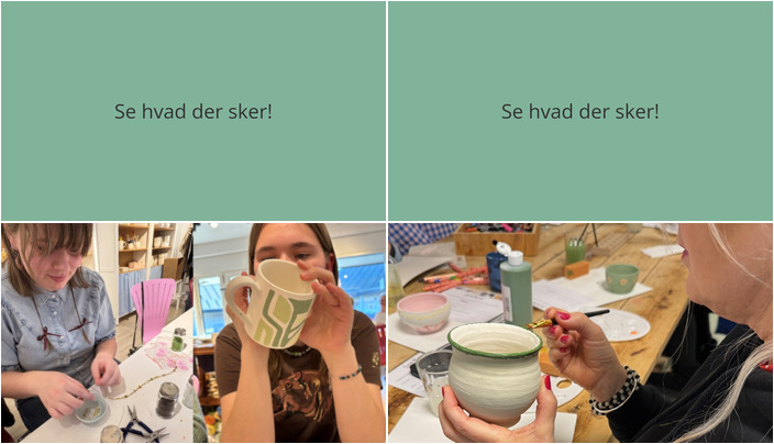 Kreative aktiviteter for alle aldre i Blåvand denne uge