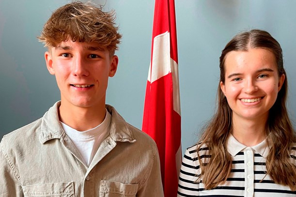 Alberte og Benjamin skal til bal på slottet