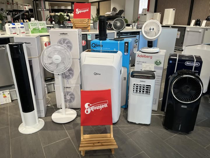 Skousen Holstebro har ventilatorer, air coolers og mobile klimaanlæg