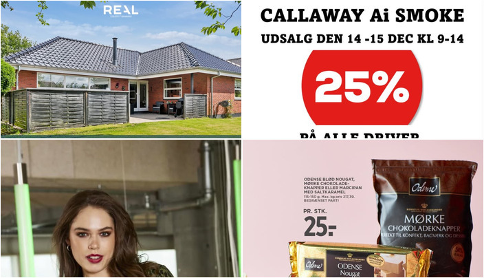 Nyt fra ROSENGREEN, RealMæglerne Esbjerg, MENY HJERTING og 1 anden