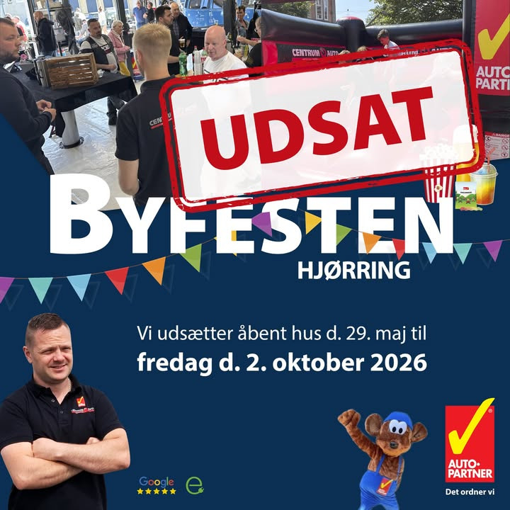 CENTRUM AUTO inviterer til 10 års jubilæum den 2. oktober